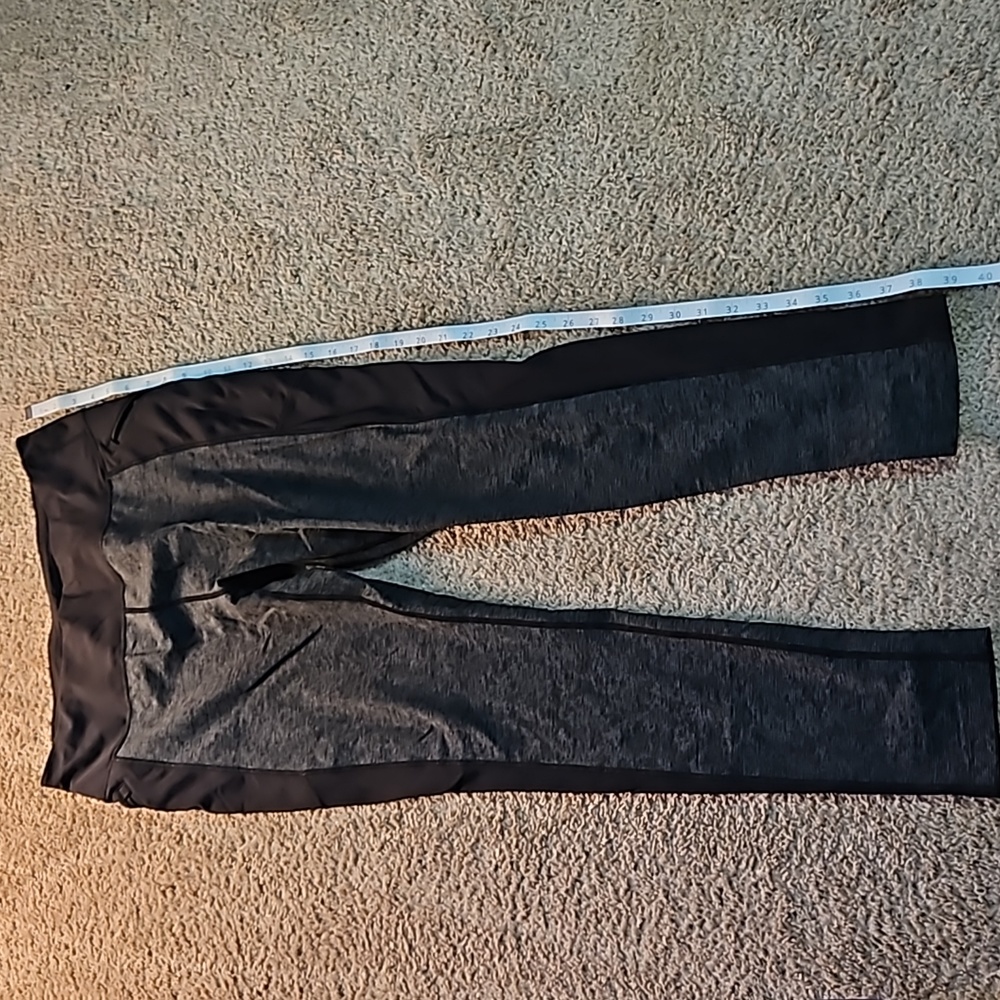 Large grey and black workout pants